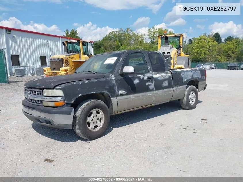 1999 Chevrolet Silverado 1500 Ls VIN: 1GCEK19T0XE252797 Lot: 40278052