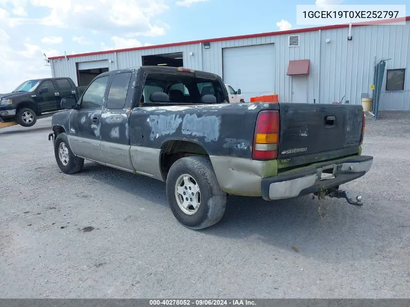 1999 Chevrolet Silverado 1500 Ls VIN: 1GCEK19T0XE252797 Lot: 40278052