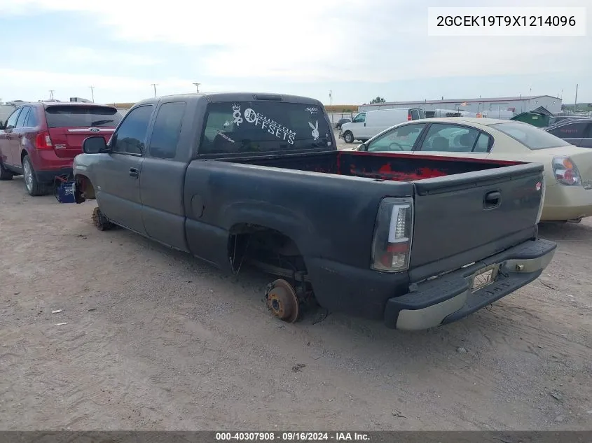 1999 Chevrolet Silverado 1500 Ls VIN: 2GCEK19T9X1214096 Lot: 40307908