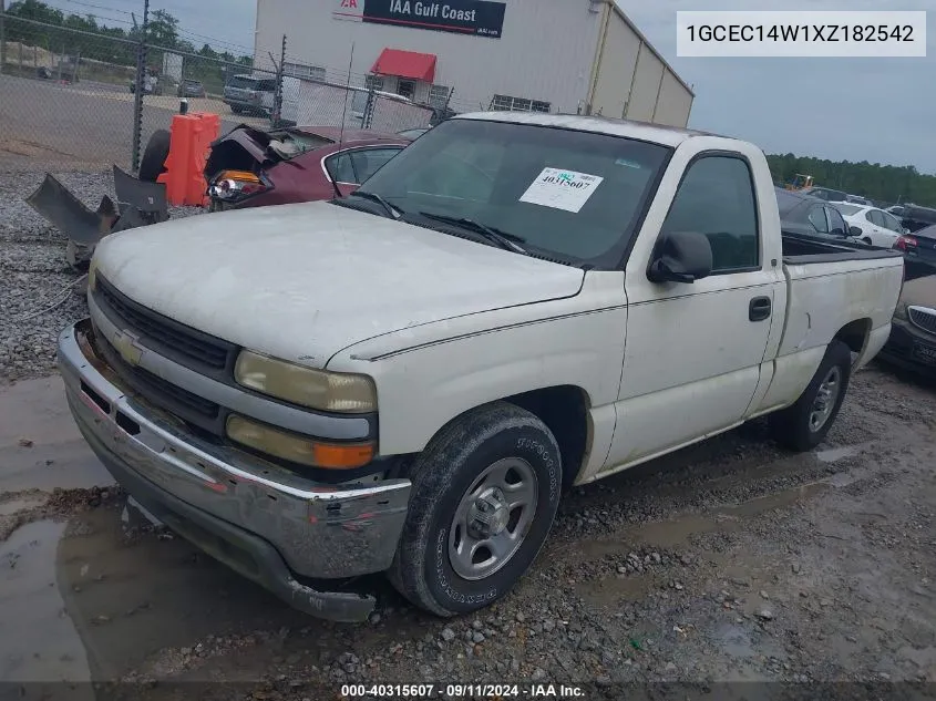 1999 Chevrolet Silverado 1500 C1500 VIN: 1GCEC14W1XZ182542 Lot: 40315607