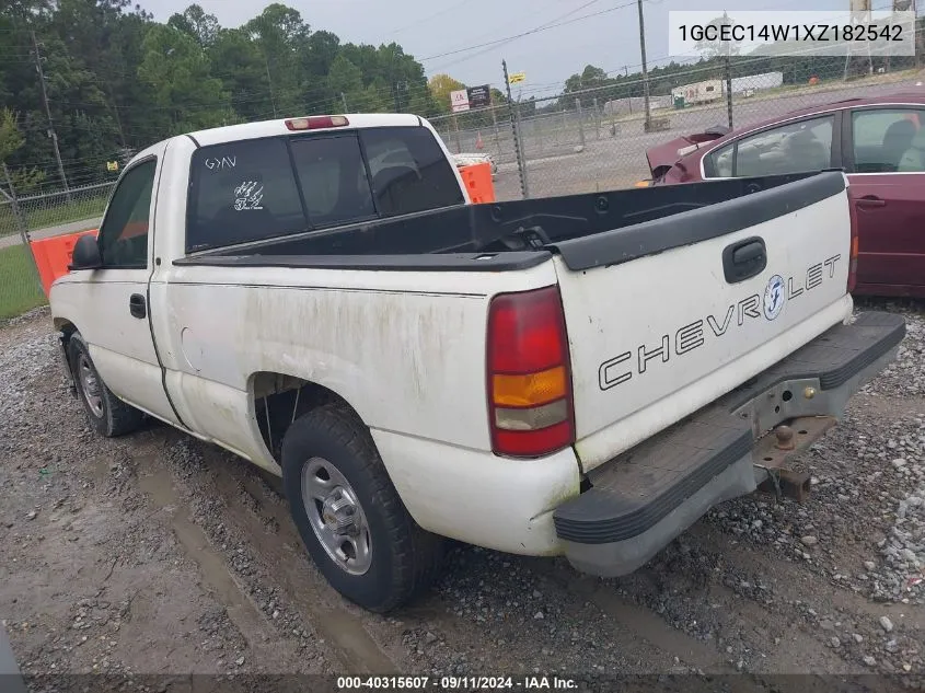 1999 Chevrolet Silverado 1500 C1500 VIN: 1GCEC14W1XZ182542 Lot: 40315607