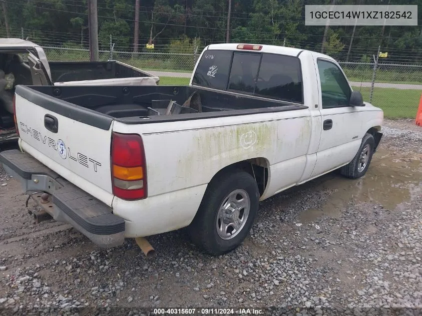 1999 Chevrolet Silverado 1500 C1500 VIN: 1GCEC14W1XZ182542 Lot: 40315607