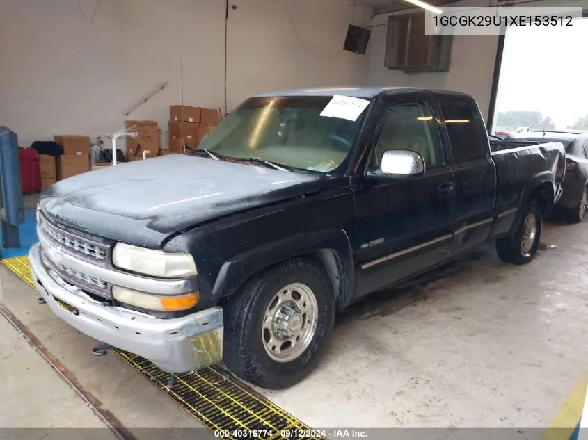 1999 Chevrolet Silverado 2500 Ls VIN: 1GCGK29U1XE153512 Lot: 40316774