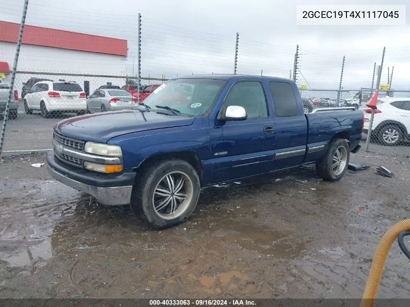 1999 Chevrolet Silverado 1500 Ls VIN: 2GCEC19T4X1117045 Lot: 40333063