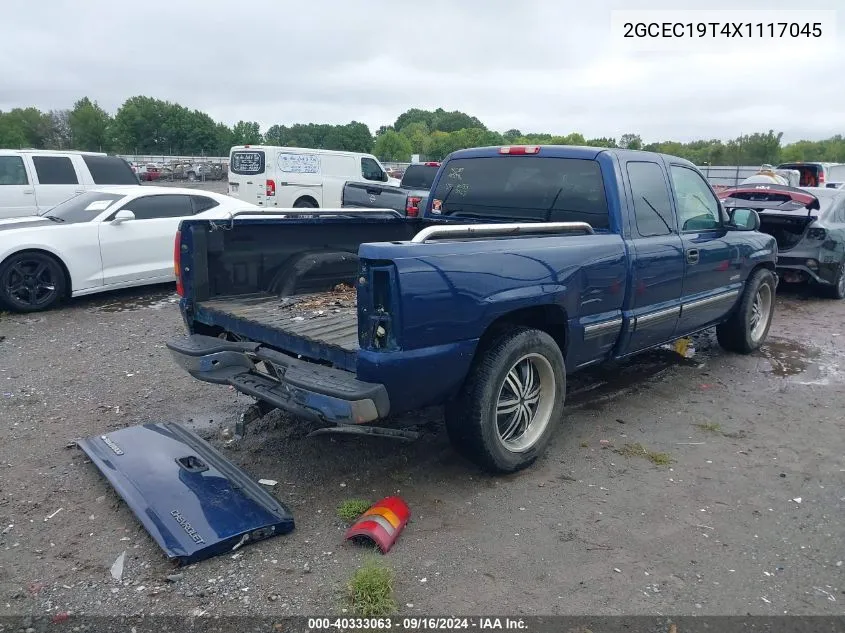 1999 Chevrolet Silverado 1500 Ls VIN: 2GCEC19T4X1117045 Lot: 40333063