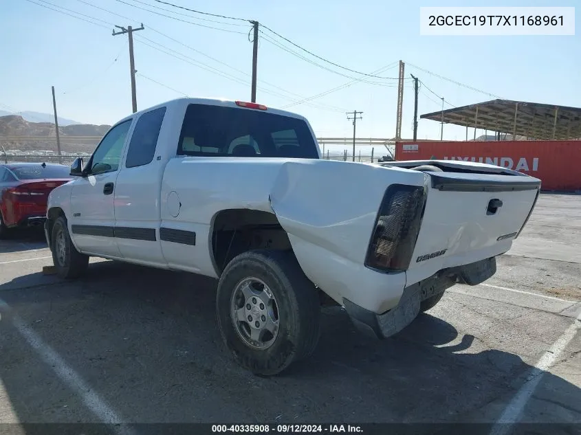 1999 Chevrolet Silverado 1500 Ls VIN: 2GCEC19T7X1168961 Lot: 40335908