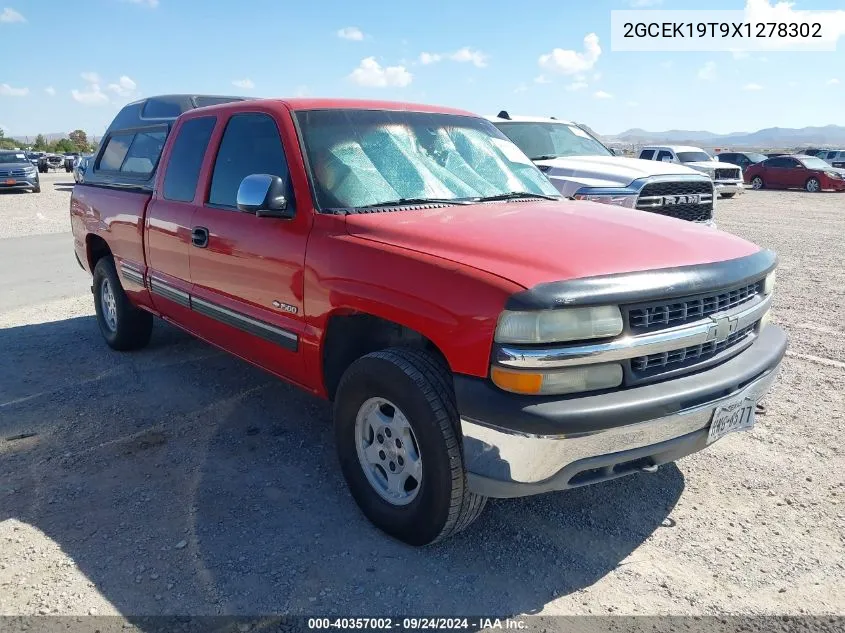 1999 Chevrolet Silverado 1500 Ls VIN: 2GCEK19T9X1278302 Lot: 40357002