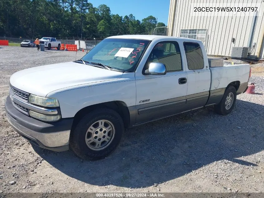 1999 Chevrolet Silverado 1500 Ls VIN: 2GCEC19W5X1240797 Lot: 40397526