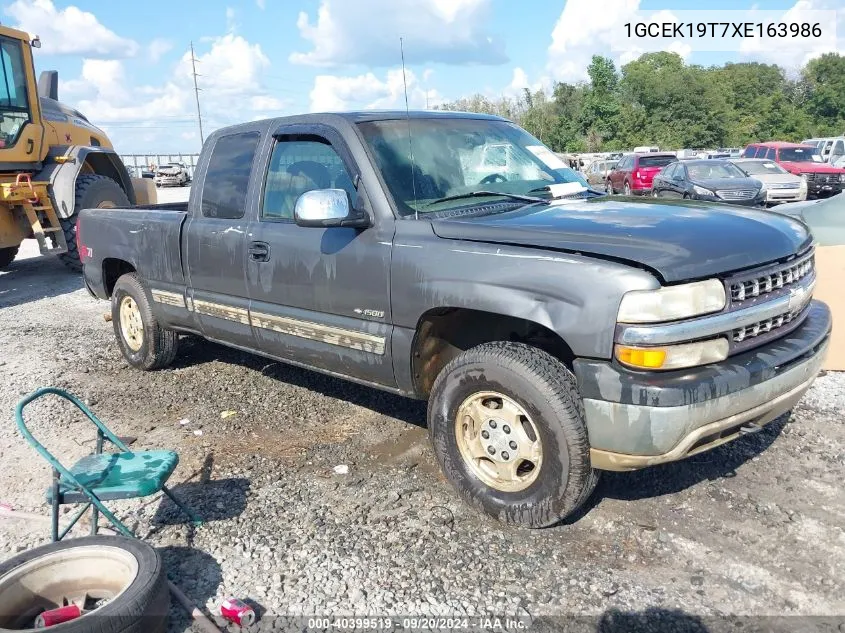 1GCEK19T7XE163986 1999 Chevrolet Silverado 1500 Ls