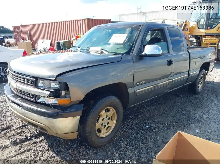 1GCEK19T7XE163986 1999 Chevrolet Silverado 1500 Ls