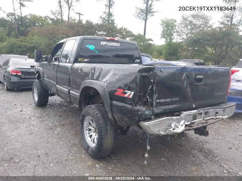 1999 Chevrolet Silverado 1500 Ls VIN: 2GCEK19TXX1183649 Lot: 40403839