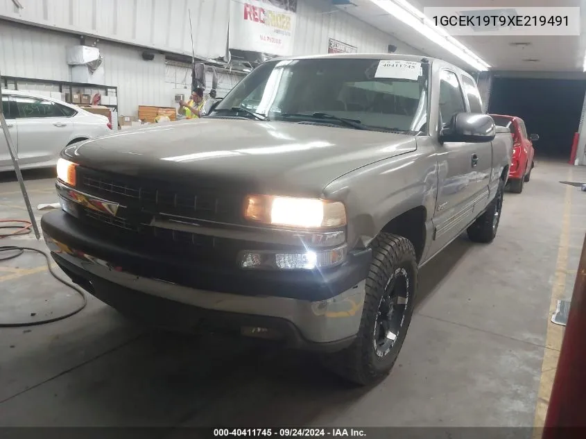 1GCEK19T9XE219491 1999 Chevrolet Silverado 1500 Lt