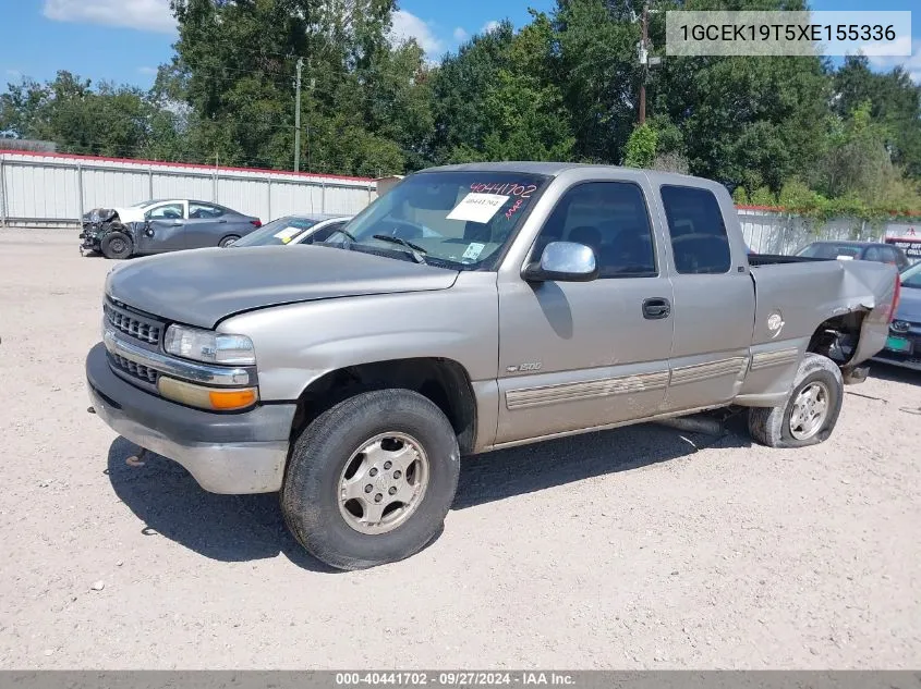 1GCEK19T5XE155336 1999 Chevrolet Silverado 1500 Ls