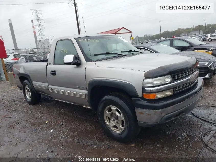 1GCEK14T2XE155477 1999 Chevrolet Silverado 1500 Ls