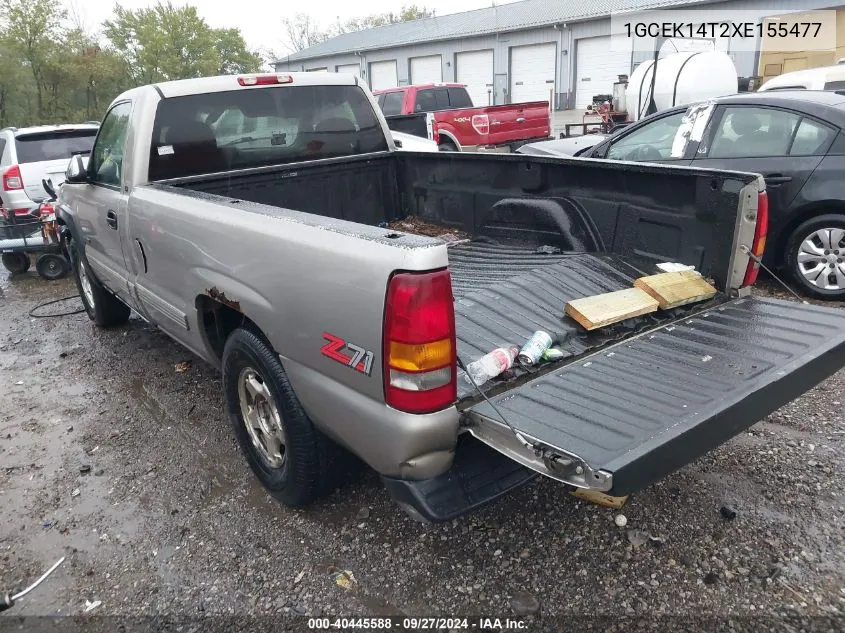 1999 Chevrolet Silverado 1500 Ls VIN: 1GCEK14T2XE155477 Lot: 40445588