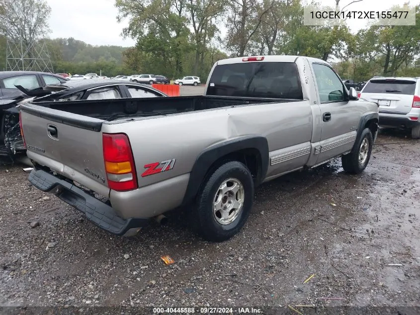 1999 Chevrolet Silverado 1500 Ls VIN: 1GCEK14T2XE155477 Lot: 40445588