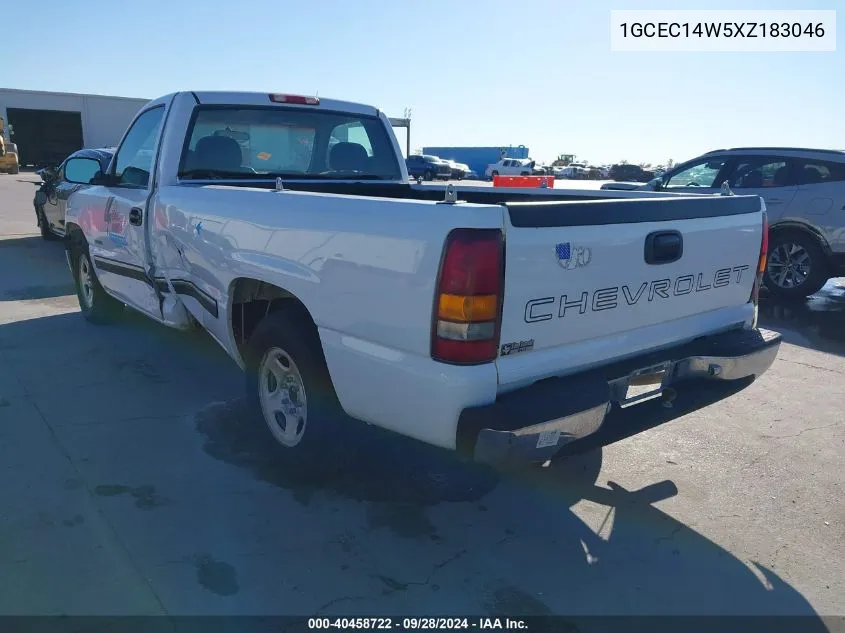 1999 Chevrolet Silverado 1500 VIN: 1GCEC14W5XZ183046 Lot: 40458722