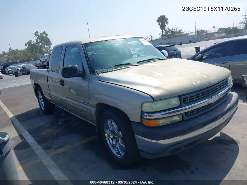 1999 Chevrolet Silverado 1500 Ls VIN: 2GCEC19T8X1170265 Lot: 40468312