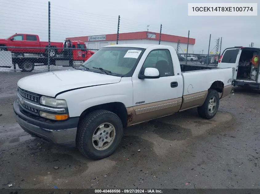 1999 Chevrolet Silverado 1500 Ls VIN: 1GCEK14T8XE100774 Lot: 40468556