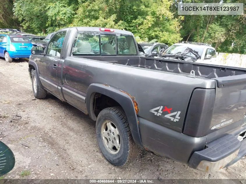 1999 Chevrolet Silverado K1500 VIN: 1GCEK14T8XE123987 Lot: 40468644