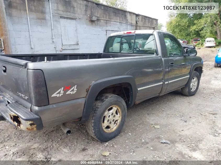 1999 Chevrolet Silverado K1500 VIN: 1GCEK14T8XE123987 Lot: 40468644