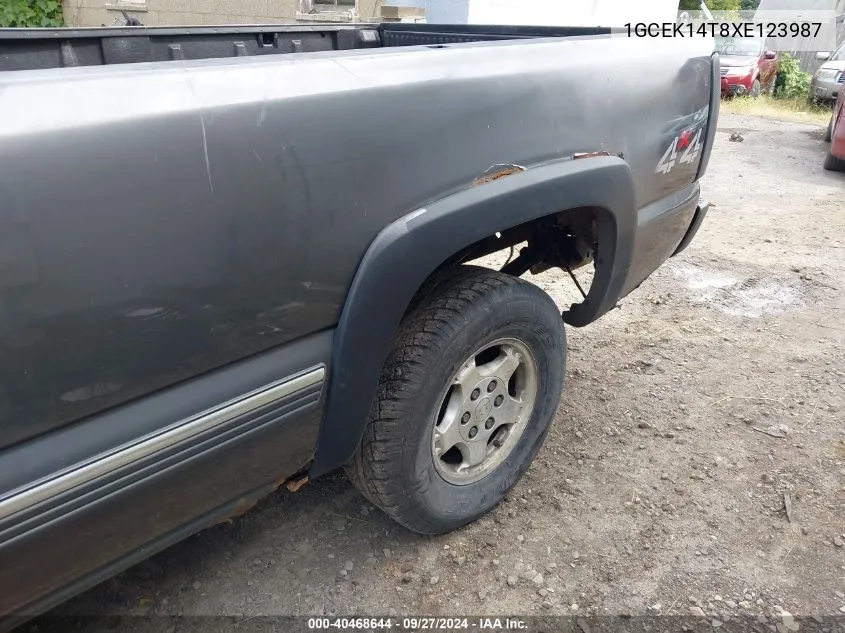 1999 Chevrolet Silverado K1500 VIN: 1GCEK14T8XE123987 Lot: 40468644