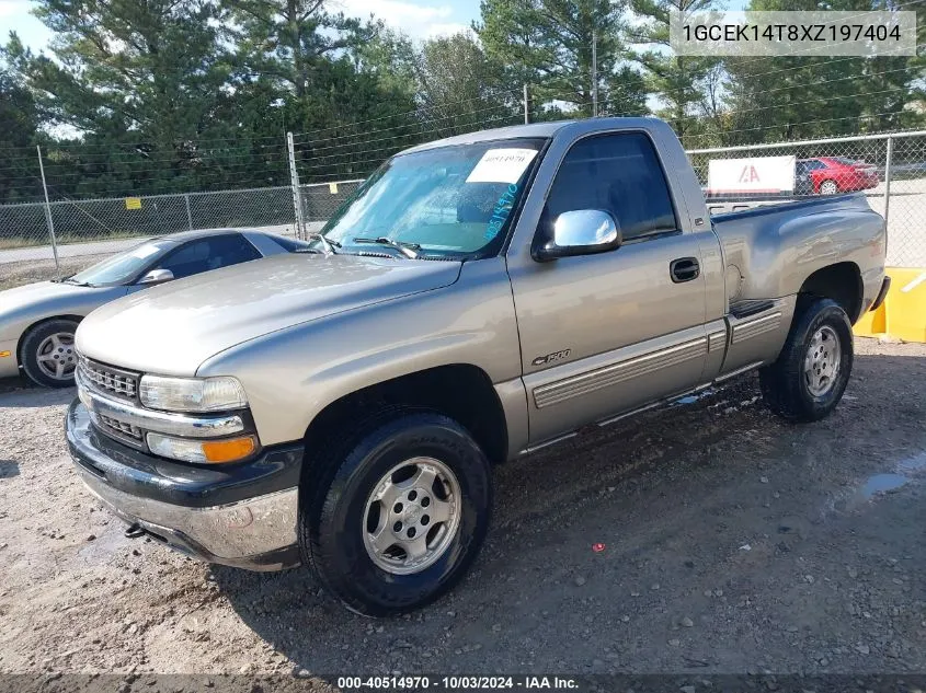 1GCEK14T8XZ197404 1999 Chevrolet Silverado 1500 Ls