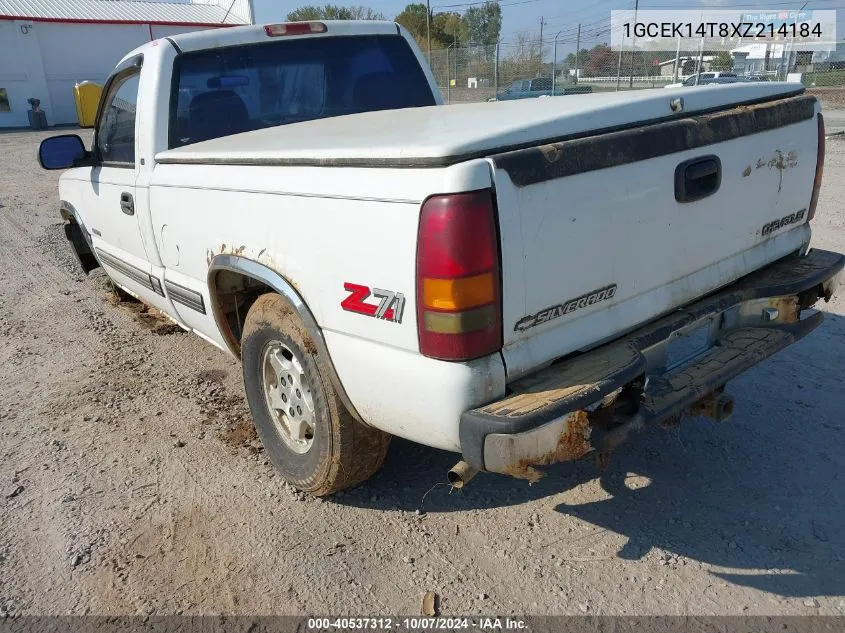 1GCEK14T8XZ214184 1999 Chevrolet Silverado 1500 Ls