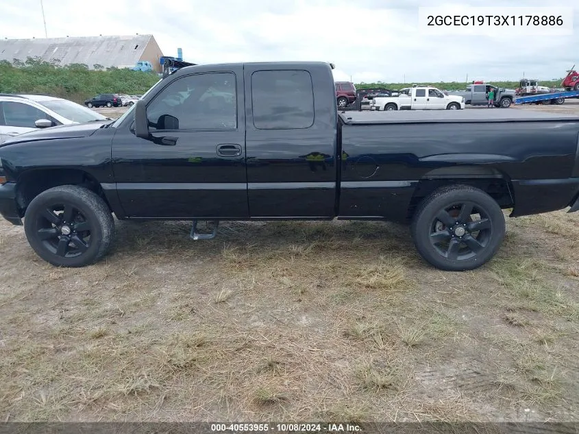 1999 Chevrolet Silverado 1500 Ls VIN: 2GCEC19T3X1178886 Lot: 40553955