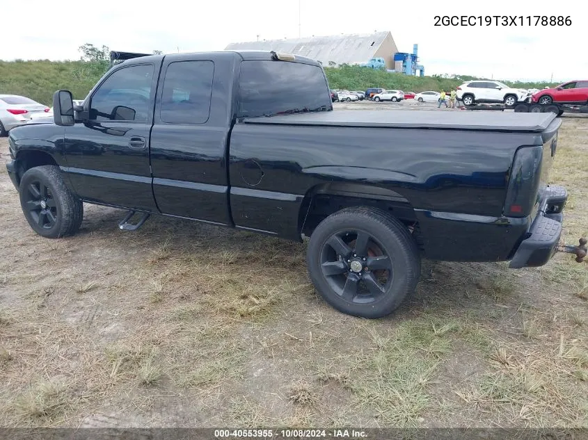 1999 Chevrolet Silverado 1500 Ls VIN: 2GCEC19T3X1178886 Lot: 40553955