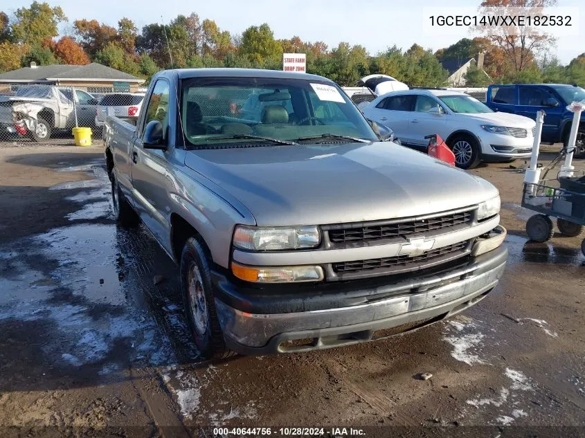 1999 Chevrolet Silverado 1500 VIN: 1GCEC14WXXE182532 Lot: 40644756