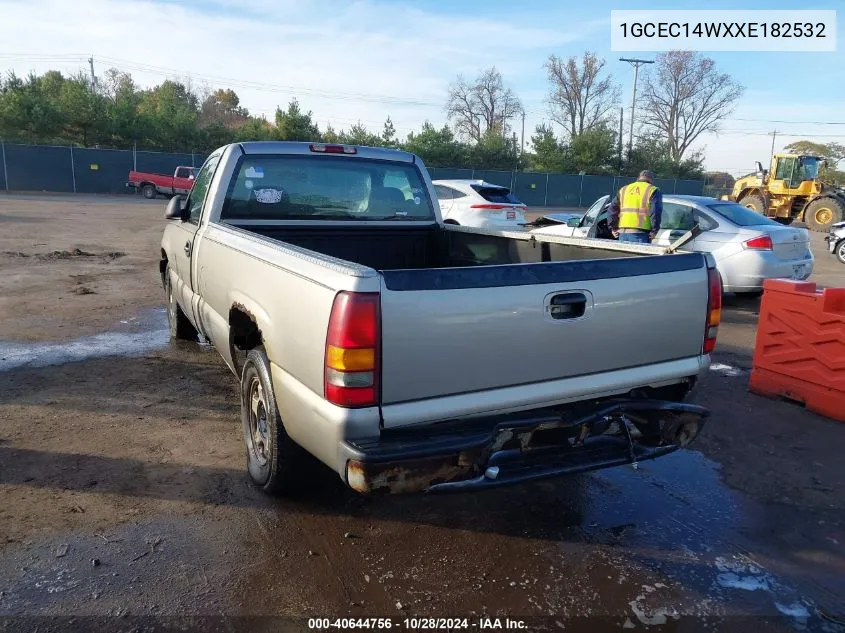 1999 Chevrolet Silverado 1500 VIN: 1GCEC14WXXE182532 Lot: 40644756