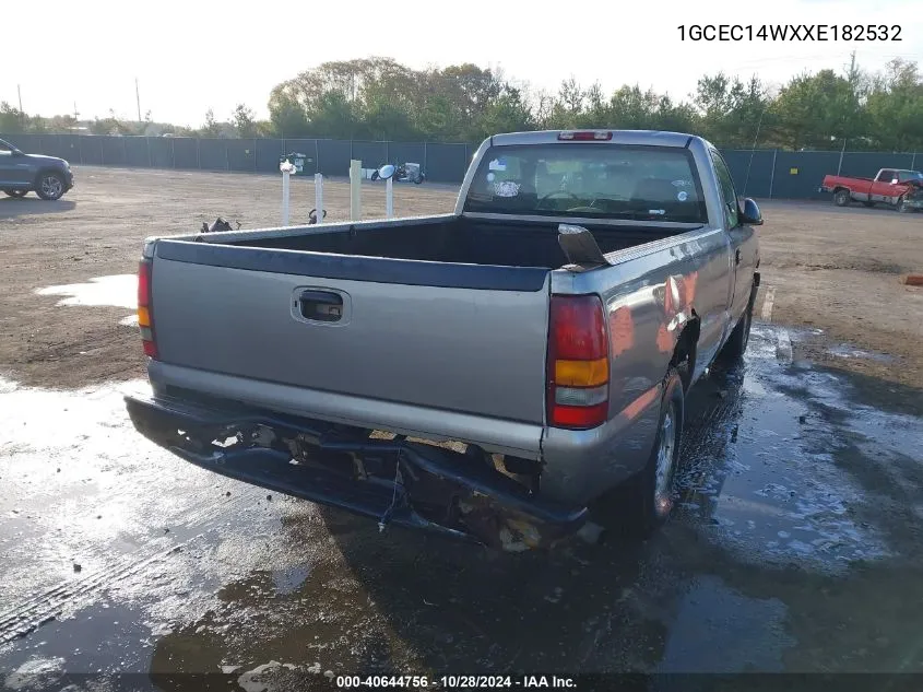 1999 Chevrolet Silverado 1500 VIN: 1GCEC14WXXE182532 Lot: 40644756