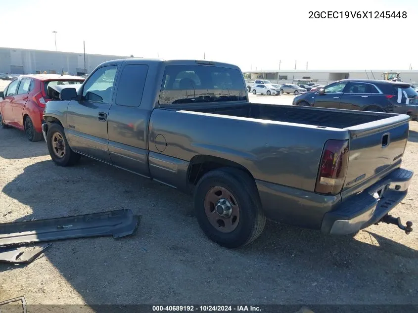 1999 Chevrolet Silverado 1500 Ls VIN: 2GCEC19V6X1245448 Lot: 40689192