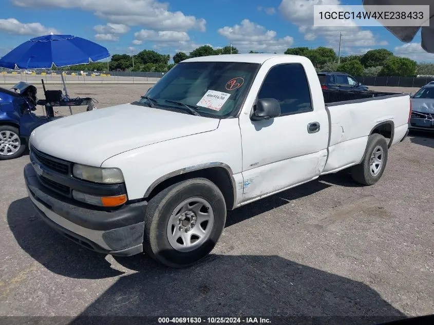 1999 Chevrolet Silverado 1500 VIN: 1GCEC14W4XE238433 Lot: 40691630