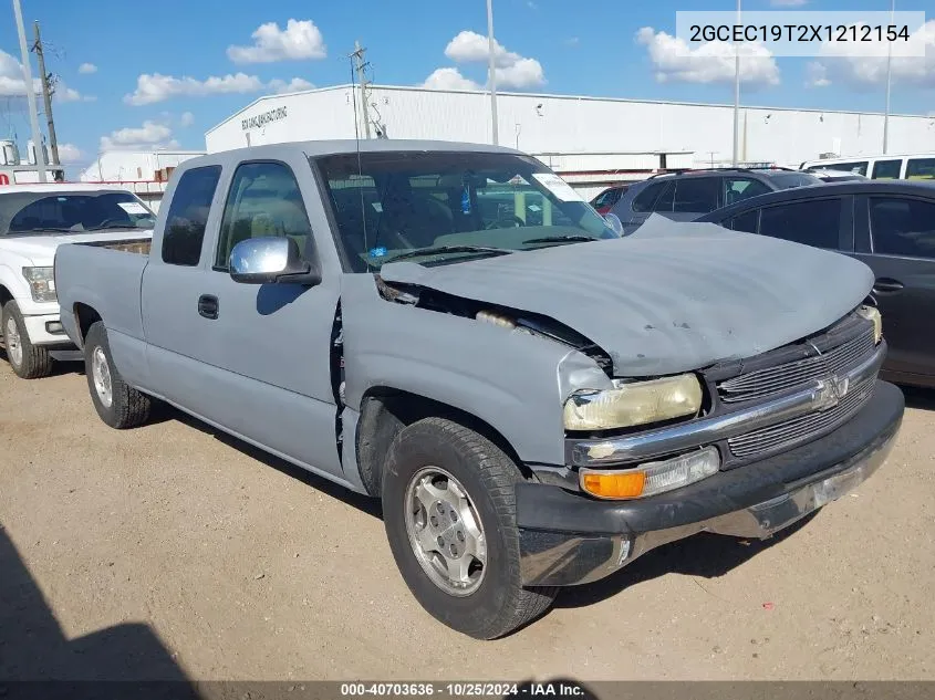 1999 Chevrolet Silverado 1500 Ls VIN: 2GCEC19T2X1212154 Lot: 40703636