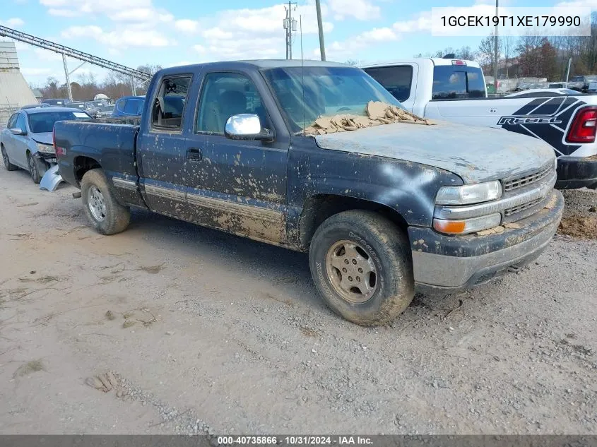 1999 Chevrolet Silverado 1500 Ls VIN: 1GCEK19T1XE179990 Lot: 40735866