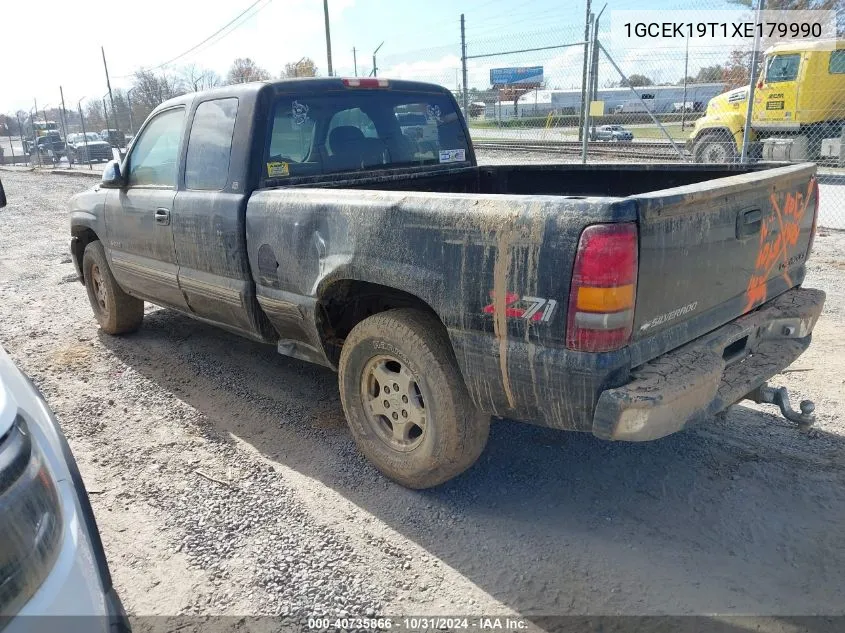 1999 Chevrolet Silverado 1500 Ls VIN: 1GCEK19T1XE179990 Lot: 40735866