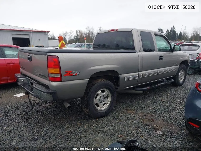 1999 Chevrolet Silverado 1500 Ls VIN: 01GCEK19TXE156228 Lot: 40850391