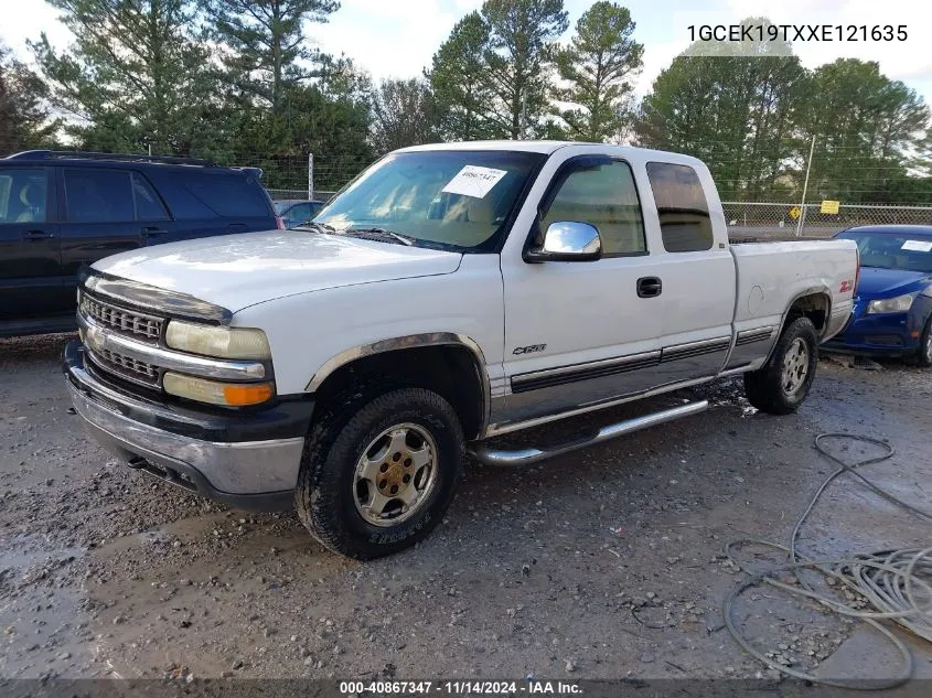 1999 Chevrolet Silverado 1500 Ls VIN: 1GCEK19TXXE121635 Lot: 40867347