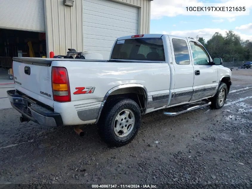 1999 Chevrolet Silverado 1500 Ls VIN: 1GCEK19TXXE121635 Lot: 40867347