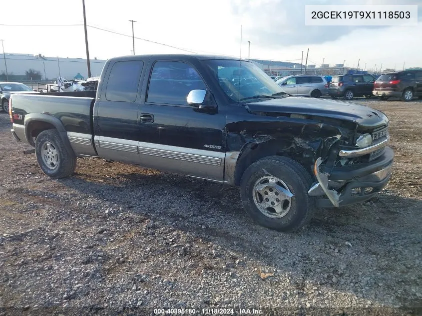 1999 Chevrolet Silverado 1500 Ls VIN: 2GCEK19T9X1118503 Lot: 40895180