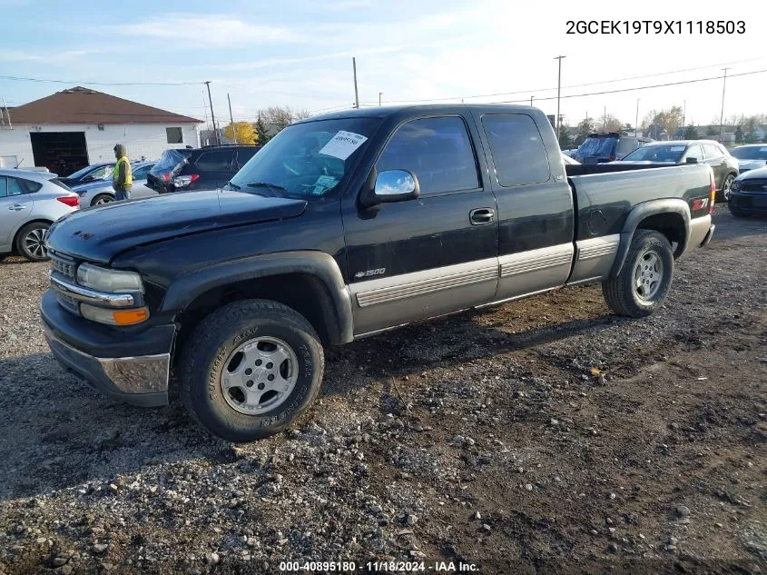 1999 Chevrolet Silverado 1500 Ls VIN: 2GCEK19T9X1118503 Lot: 40895180