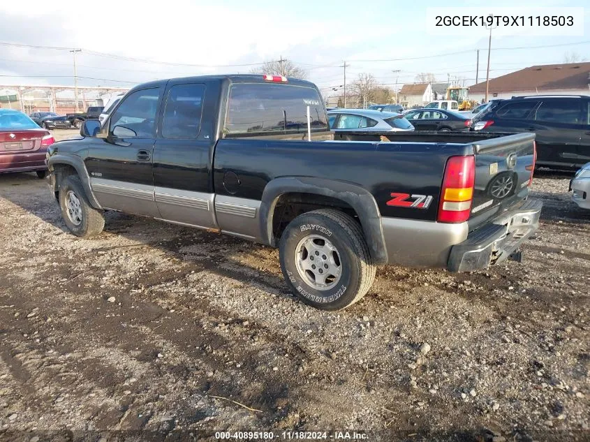 1999 Chevrolet Silverado 1500 Ls VIN: 2GCEK19T9X1118503 Lot: 40895180