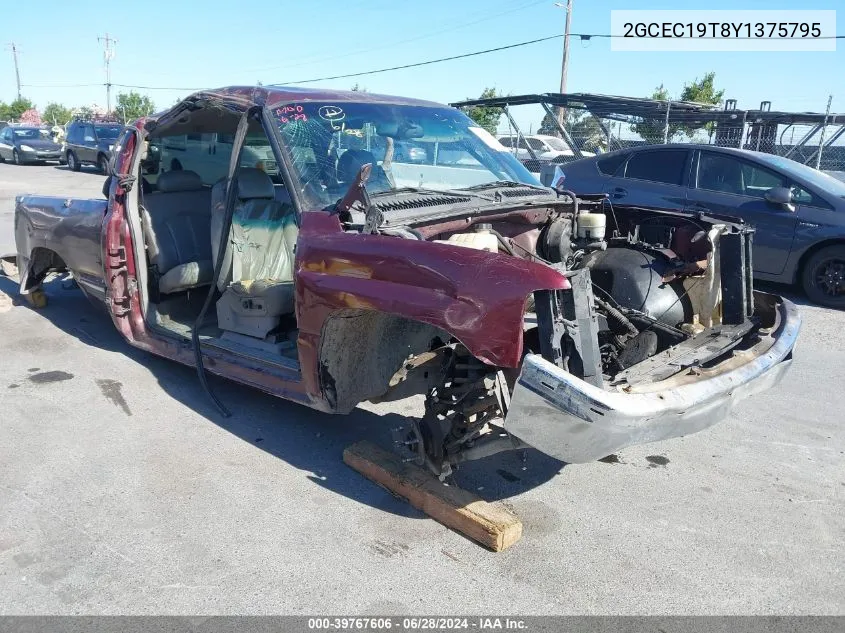 2GCEC19T8Y1375795 2000 Chevrolet Silverado 1500 Lt