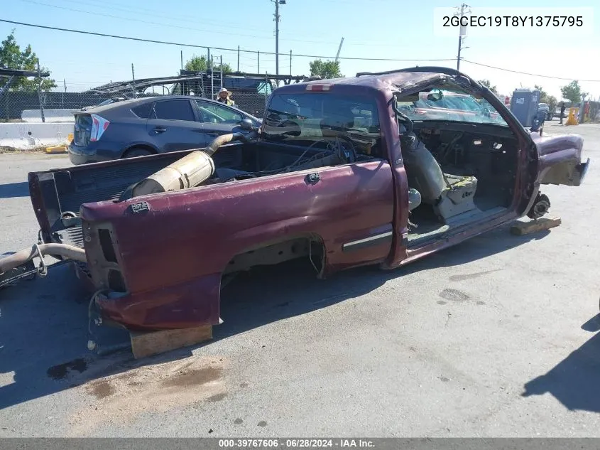 2000 Chevrolet Silverado 1500 Lt VIN: 2GCEC19T8Y1375795 Lot: 39767606