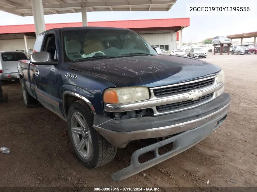 2000 Chevrolet Silverado 1500 Ls VIN: 2GCEC19T0Y1399556 Lot: 39907815