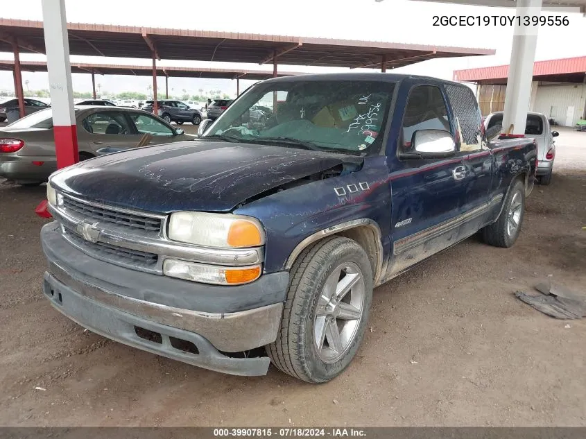 2000 Chevrolet Silverado 1500 Ls VIN: 2GCEC19T0Y1399556 Lot: 39907815