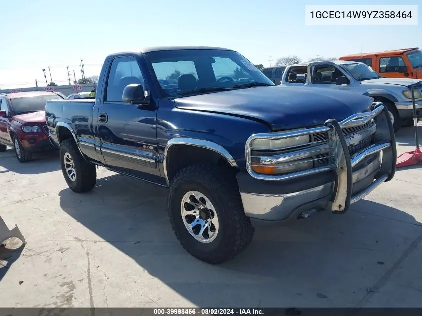 2000 Chevrolet Silverado 1500 VIN: 1GCEC14W9YZ358464 Lot: 39998466