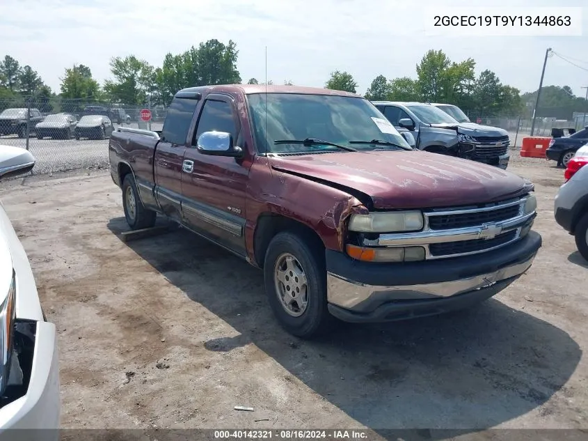 2000 Chevrolet Silverado 1500 Ls VIN: 2GCEC19T9Y1344863 Lot: 40142321